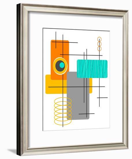 Modop in Orange-Tonya Newton-Framed Art Print