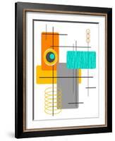 Modop in Orange-Tonya Newton-Framed Art Print