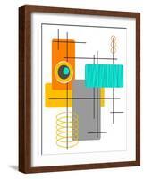 Modop in Orange-Tonya Newton-Framed Art Print