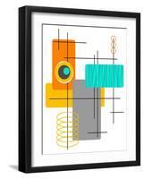Modop in Orange-Tonya Newton-Framed Art Print