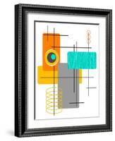 Modop in Orange-Tonya Newton-Framed Art Print