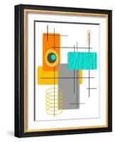 Modop in Orange-Tonya Newton-Framed Art Print