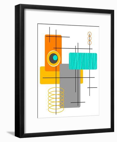 Modop in Orange-Tonya Newton-Framed Premium Giclee Print