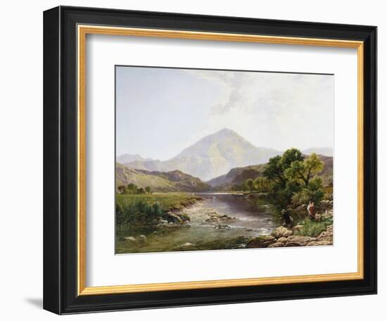 Moel Hebog from the Stepping Stone, Wales-Henry John Boddington-Framed Giclee Print