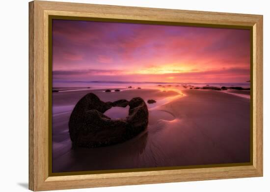 moeraki-1-Lincoln Harrison-Framed Stretched Canvas