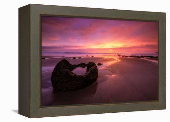 moeraki-1-Lincoln Harrison-Framed Stretched Canvas