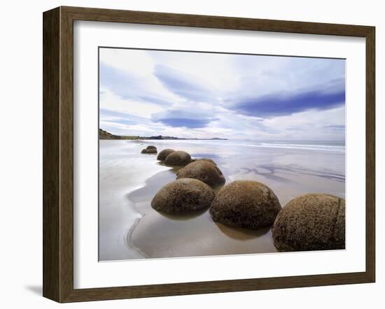 Moeraki Boulders #3, New Zealand 98-Monte Nagler-Framed Photographic Print