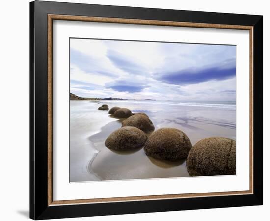 Moeraki Boulders #3, New Zealand 98-Monte Nagler-Framed Photographic Print