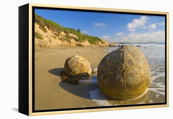 Moeraki Boulders Massive Spherical Rocks Which-null-Framed Premier Image Canvas