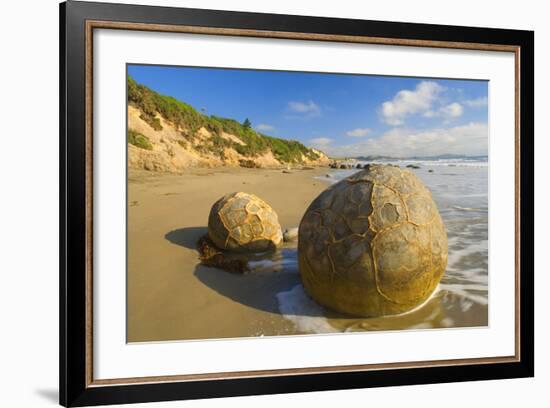 Moeraki Boulders Massive Spherical Rocks Which-null-Framed Photographic Print