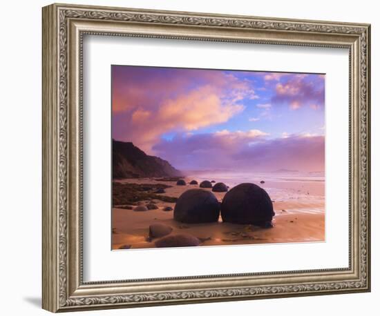 Moeraki Boulders, Moeraki, Otago, South Island, New Zealand, Pacific-Jochen Schlenker-Framed Photographic Print