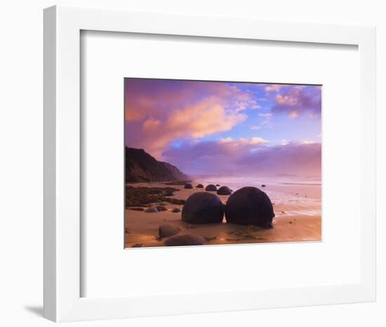 Moeraki Boulders, Moeraki, Otago, South Island, New Zealand, Pacific-Jochen Schlenker-Framed Photographic Print