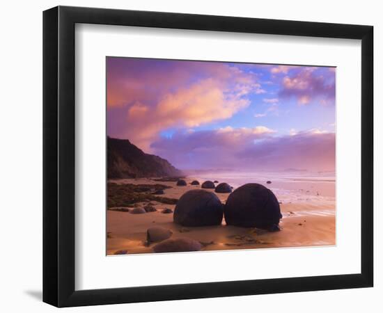 Moeraki Boulders, Moeraki, Otago, South Island, New Zealand, Pacific-Jochen Schlenker-Framed Photographic Print