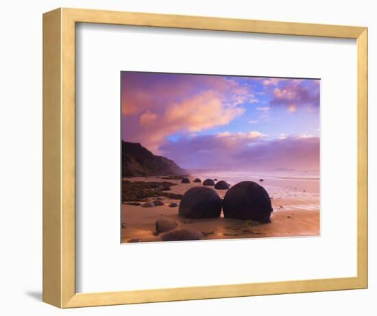 Moeraki Boulders, Moeraki, Otago, South Island, New Zealand, Pacific-Jochen Schlenker-Framed Photographic Print