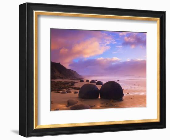 Moeraki Boulders, Moeraki, Otago, South Island, New Zealand, Pacific-Jochen Schlenker-Framed Photographic Print