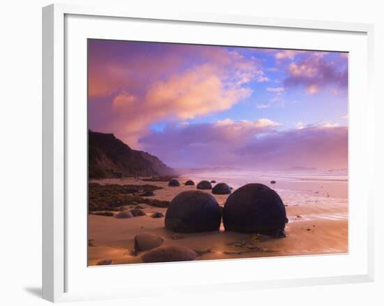 Moeraki Boulders, Moeraki, Otago, South Island, New Zealand, Pacific-Jochen Schlenker-Framed Photographic Print