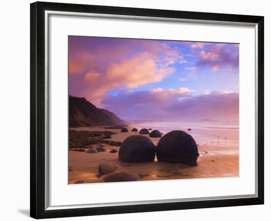 Moeraki Boulders, Moeraki, Otago, South Island, New Zealand, Pacific-Jochen Schlenker-Framed Photographic Print