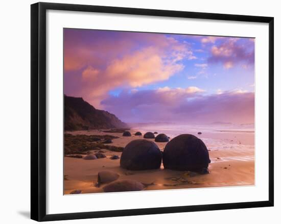 Moeraki Boulders, Moeraki, Otago, South Island, New Zealand, Pacific-Jochen Schlenker-Framed Photographic Print