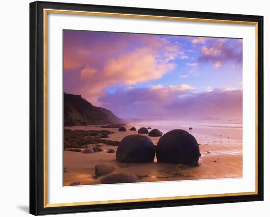 Moeraki Boulders, Moeraki, Otago, South Island, New Zealand, Pacific-Jochen Schlenker-Framed Photographic Print