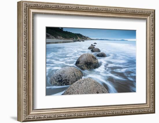 Moeraki Boulders, Moeraki, Otago, South Island, New Zealand, Pacific-John Alexander-Framed Photographic Print