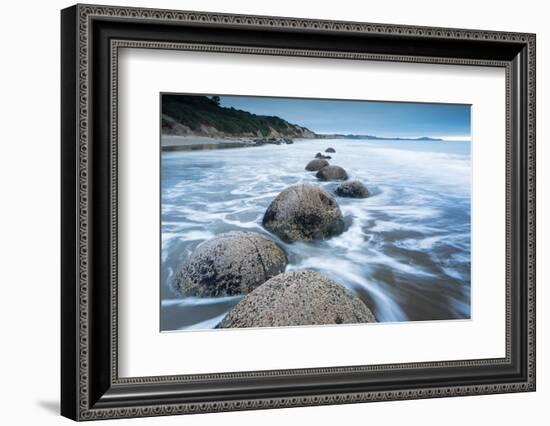 Moeraki Boulders, Moeraki, Otago, South Island, New Zealand, Pacific-John Alexander-Framed Photographic Print