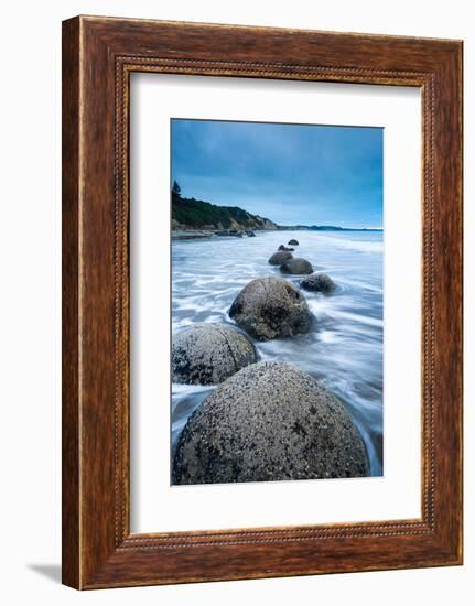 Moeraki Boulders, Moeraki, Otago, South Island, New Zealand, Pacific-John Alexander-Framed Photographic Print