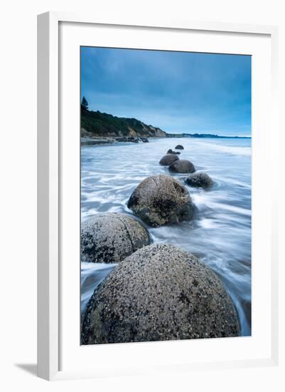 Moeraki Boulders, Moeraki, Otago, South Island, New Zealand, Pacific-John Alexander-Framed Photographic Print