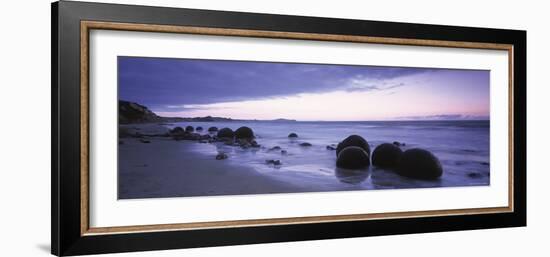 Moeraki Boulders, Otago, South Island, New Zealand-Peter Adams-Framed Photographic Print