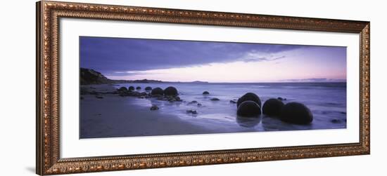 Moeraki Boulders, Otago, South Island, New Zealand-Peter Adams-Framed Photographic Print