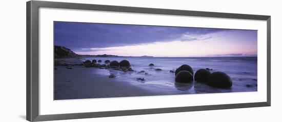 Moeraki Boulders, Otago, South Island, New Zealand-Peter Adams-Framed Photographic Print