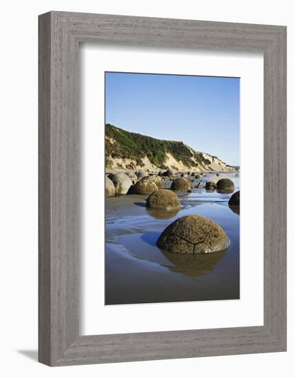 Moeraki Boulders Scenic Reserve, South Island, New Zealand-Jaynes Gallery-Framed Photographic Print