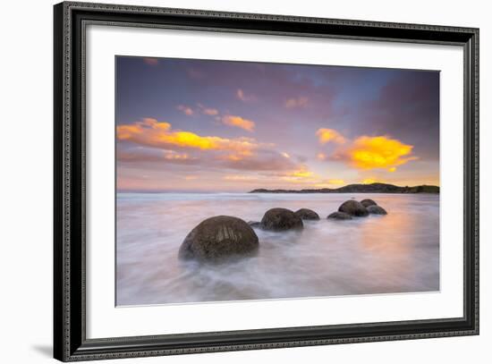 Moeraki Boulders, South Island, New Zealand-Doug Pearson-Framed Photographic Print