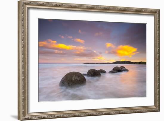 Moeraki Boulders, South Island, New Zealand-Doug Pearson-Framed Photographic Print