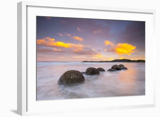 Moeraki Boulders, South Island, New Zealand-Doug Pearson-Framed Photographic Print