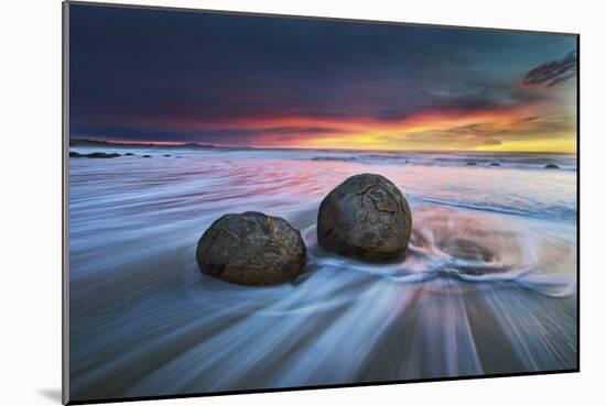 Moeraki Boulders-Yan Zhang-Mounted Giclee Print