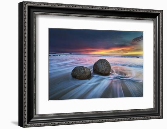 Moeraki Boulders-Yan Zhang-Framed Photographic Print