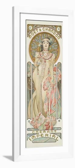 Moet and Chandon: Dry Imperial, 1899-Alphonse Mucha-Framed Giclee Print