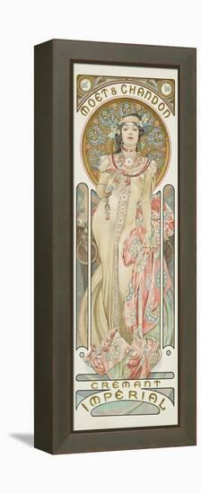 Moet and Chandon: Dry Imperial, 1899-Alphonse Mucha-Framed Premier Image Canvas