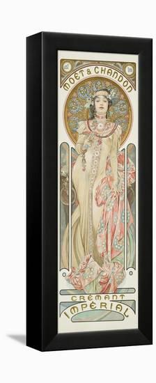 Moet and Chandon: Dry Imperial, 1899-Alphonse Mucha-Framed Premier Image Canvas