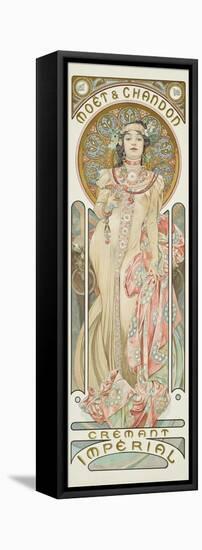 Moet and Chandon: Dry Imperial, 1899-Alphonse Mucha-Framed Premier Image Canvas