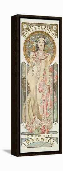 Moet and Chandon: Dry Imperial, 1899-Alphonse Mucha-Framed Premier Image Canvas