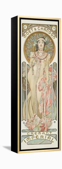 Moet and Chandon: Dry Imperial, 1899-Alphonse Mucha-Framed Premier Image Canvas