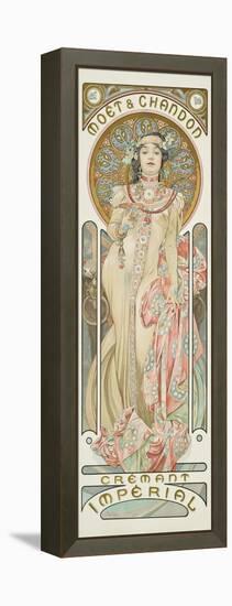 Moet and Chandon: Dry Imperial, 1899-Alphonse Mucha-Framed Premier Image Canvas