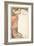 Moet and Chandon Menu, 1899-Alphonse Mucha-Framed Giclee Print