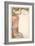 Moet and Chandon Menu, 1899-Alphonse Mucha-Framed Giclee Print