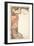 Moet and Chandon Menu, 1899-Alphonse Mucha-Framed Giclee Print