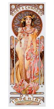 'Moet Chandon Dry Imperial' Giclee Print - Alphonse Mucha | Art.com