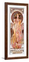 Moet Chandon Dry Imperial-Alphonse Mucha-Framed Giclee Print