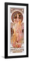 Moet Chandon Dry Imperial-Alphonse Mucha-Framed Giclee Print