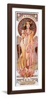 Moet Chandon Dry Imperial-Alphonse Mucha-Framed Giclee Print